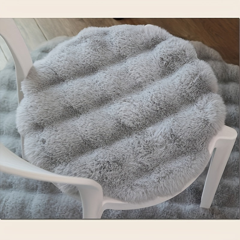 Zarif Plush Faux Qoplon Qopqog'i - Juda Yumshoq, Plush va Issiq, Oson Parvarish Qilinadigan Polyester Aralashmasi, Qaytmas Asos, Yashash Xonasi yoki Yotoqxona Dekorini Yaxshilash uchun Ideal - Zamonaviy Minimalist Dizayn