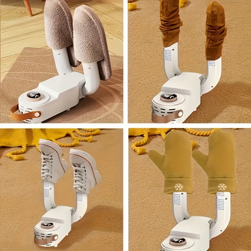 Foldable Shoe Dryer Portable Fast Heating Intelligent Temperature Control