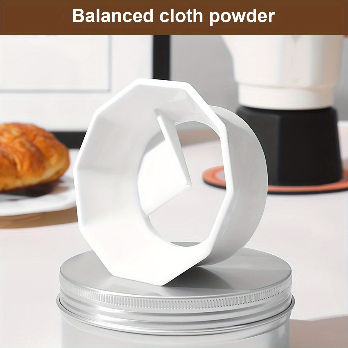 Набор дозирующих воронок и инструментов для распределителя кофе эспрессо для кофеварок Moka. Включает в себя роторные кольцевые дозаторы порошка и инструмент для выравнивания кофе для легкого распределения и утрамбовки молотого кофе в кофейниках Moka.