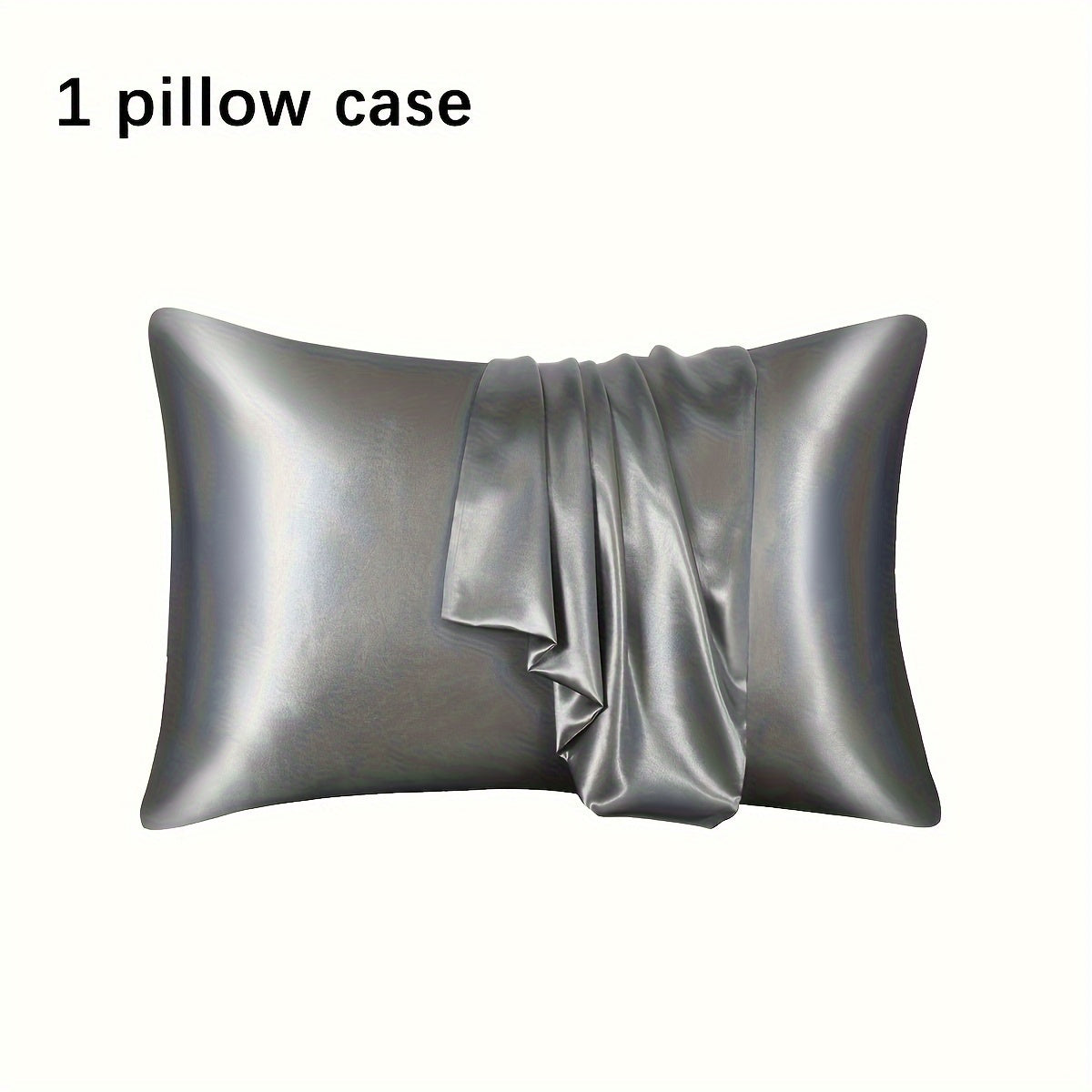 Silky Soft Machine Washable Pillowcase with Breathable Cooling Feel, Solid Color