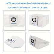 Robot Vacuum Cleaner Dust Bags Set for T20 Omni T20e X1 Omni Replacement Accessories
