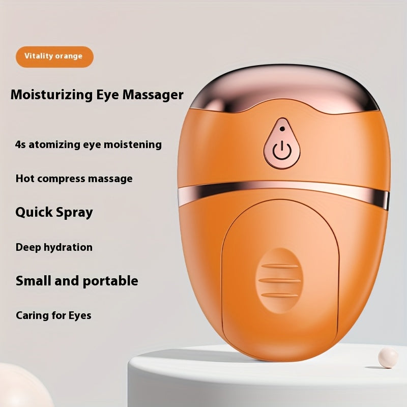 USB Rechargeable Eye Hydrating Device with Hot Compress and Facial Moisturizer