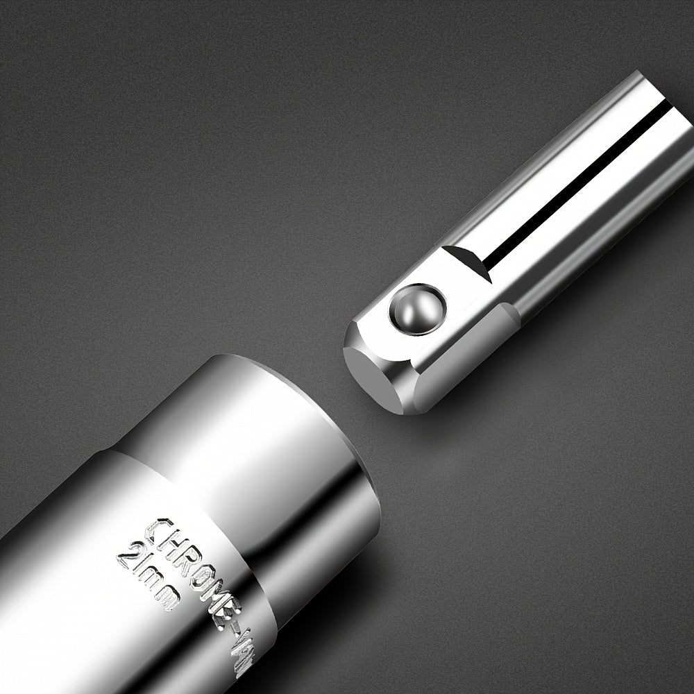 Juego de llaves de vaso telescópicas 4 en 1 de acero cromo vanadio para reparación de emergencia de neumáticos de coche