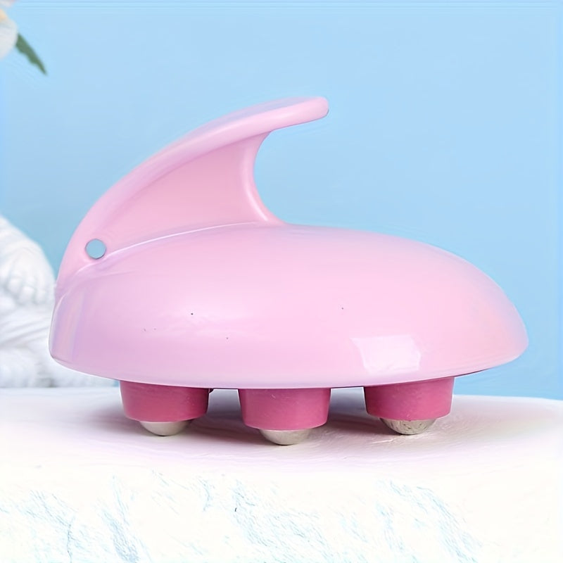 1 dona Metall Massaj Rulosi Qorin va Oyoqni Yupqalashtirish uchun, Qo'l bilan To'liq Tana Massaj Qolip, Batareya Kerak Emas, Elektrsiz Mushakni Yengillashtirish