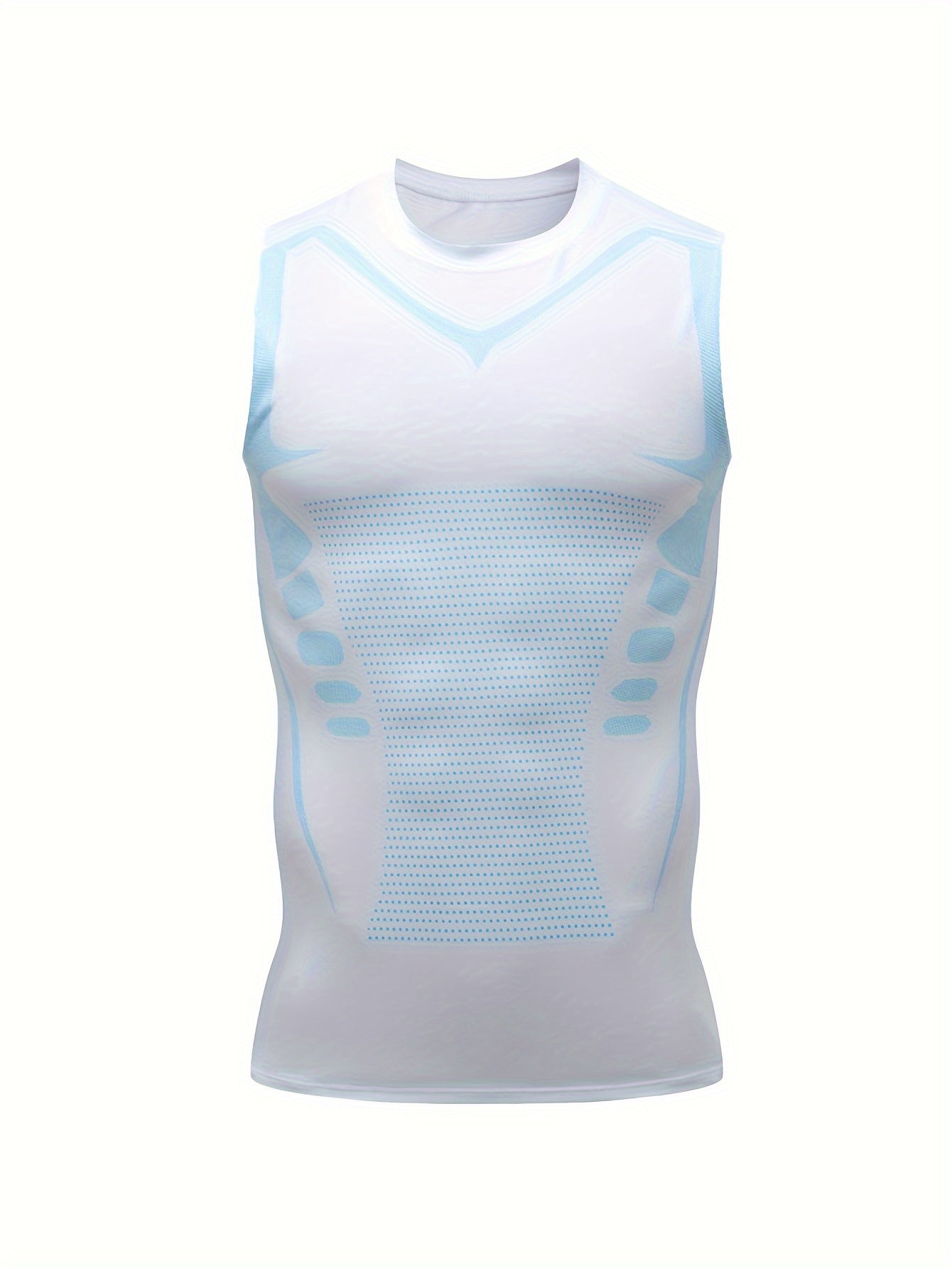 Men's Sports Compression Tank Top Sleeveless Moisture-Wicking Athletic Vest for Basketball and Outdoor Activities
