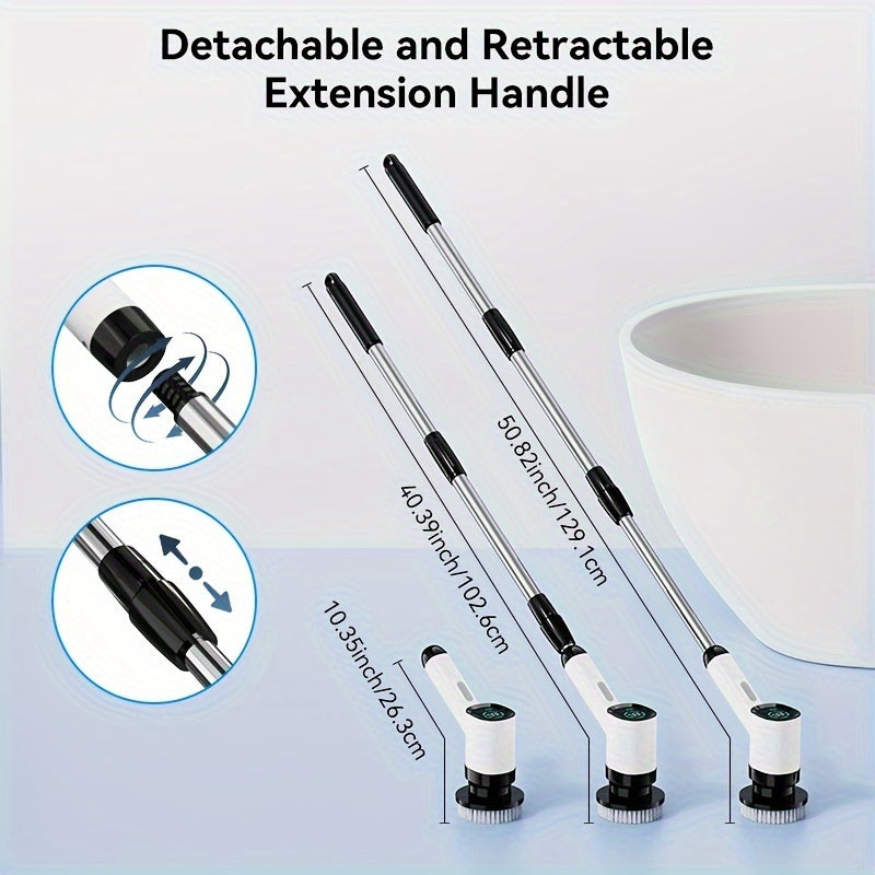 Elektrik burilishli kir yuvish mashinasi va simsiz tozalash choʻpchi uchun pol va hammom uchun