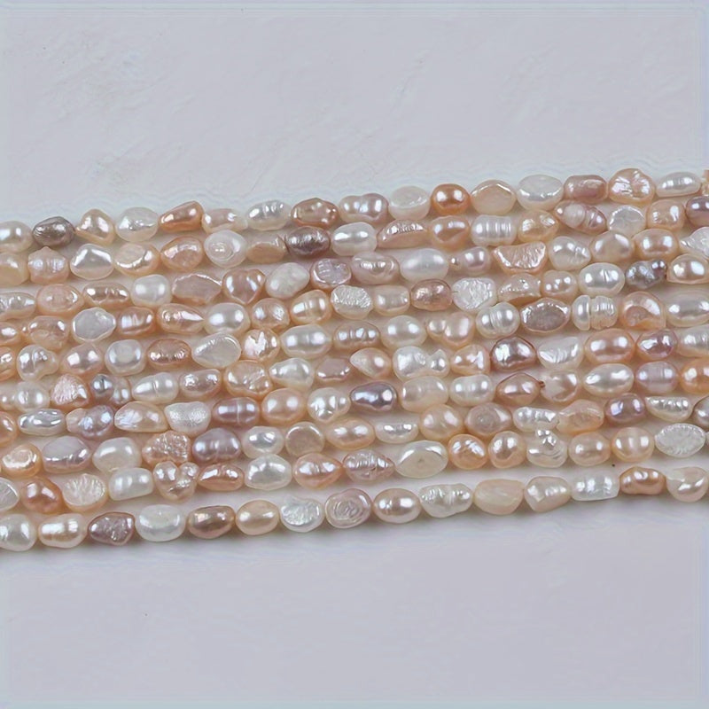 Freshwater Cultured Pearl Necklace 6-7mm White Pink Purple Natural Luster Jewelry