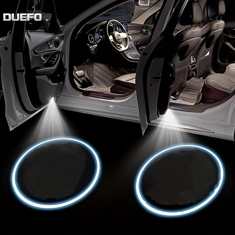 Luz de bienvenida con logotipo de proyector inalámbrico universal para coche