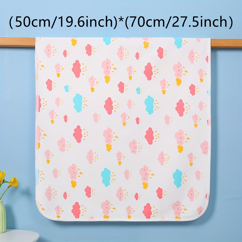 Suv o'tkazmaydigan pampers o'zgartirish padlari, multfilm naqshli, yuvilishi mumkin bo'lgan potty tayyorlash mato. Qayta ishlatiladigan matras, Rojdestvo, Halloween, Thanksgiving, Yangi yil va Sevgi kuni sovg'alari uchun ideal.