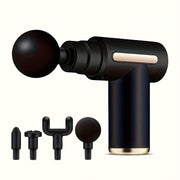 Portable 4-in-1 Mini Massage Gun with 4 Attachments Rechargeable Deep Tissue Percussion