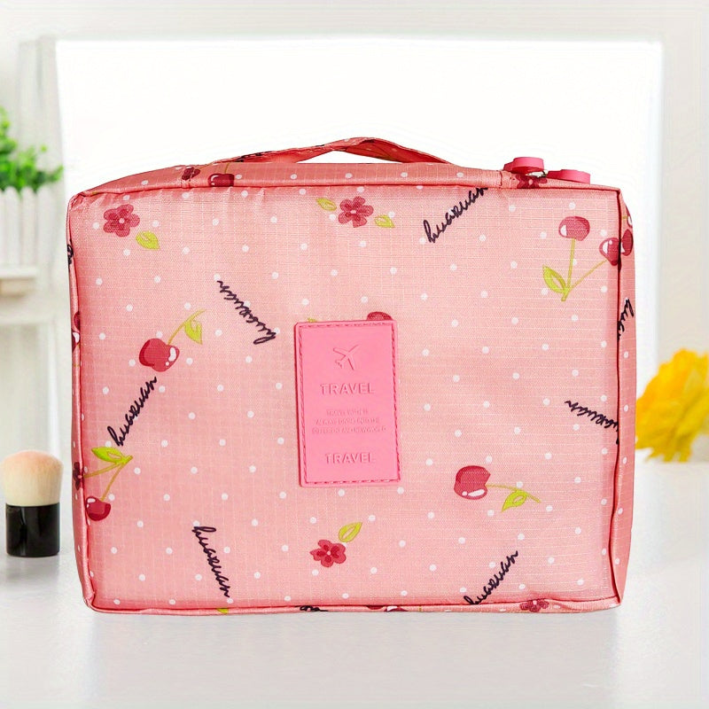 Women's Waterproof Travel Makeup Bag and Cosmetic Organizer