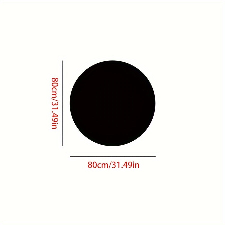 Round Plush Rug in Multiple Colors Ultra-Soft Non-Slip Durable for Living Room Bedroom