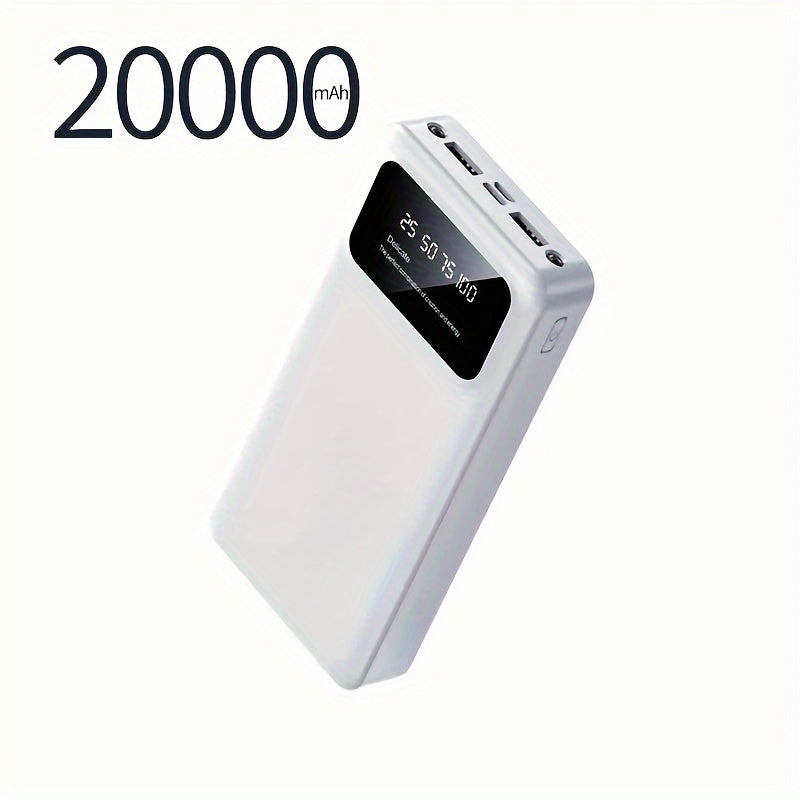 Banco de energía de 20000mAh con carga rápida, batería de litio y conector Micro USB