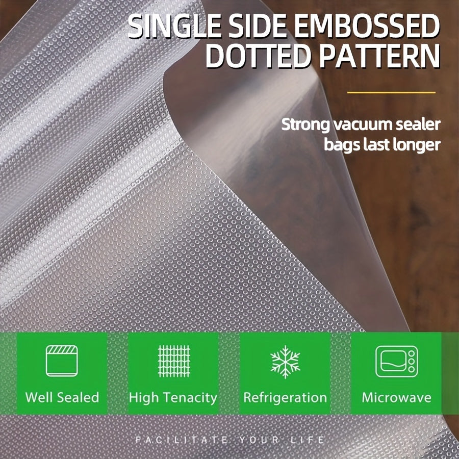 15m Vacuum Sealer Bag Roll Odor-Resistant Food Storage 12in x 50yd Easy-to-Cut