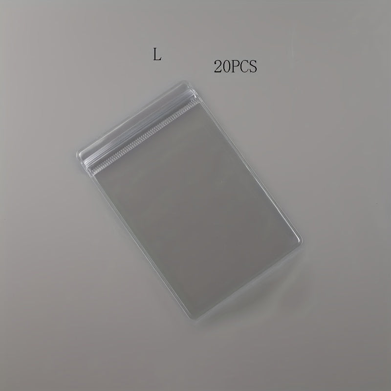 O'z-o'zini qulflash PVC zargarlik buyumlarini saqlash sumkasi changga qarshi tashkilotchilar 20 ta paket