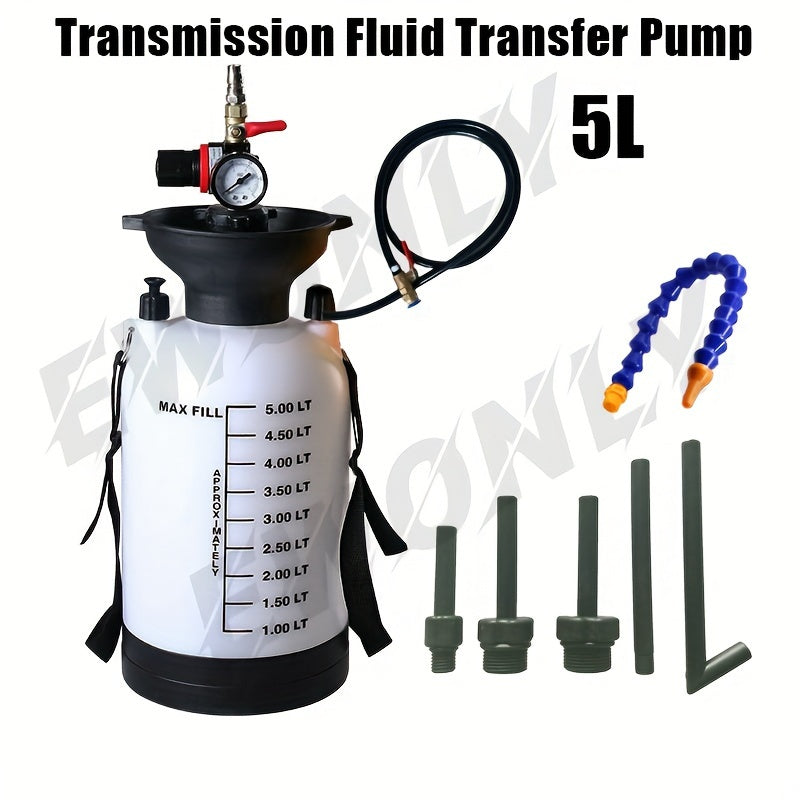 5L Pneumatic Oil Pump Dispenser Kit with ATF Adapters for Automotive Use