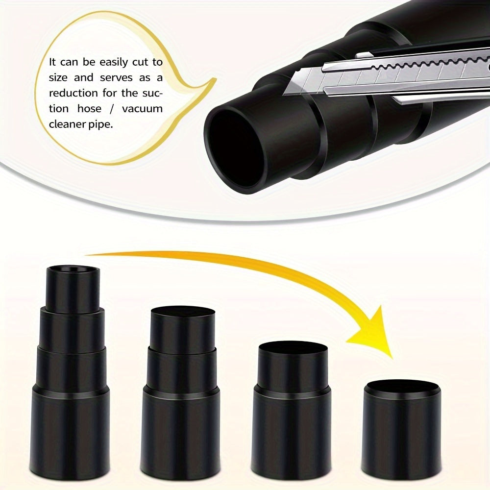 Universal Vacuum Hose Adapter 4-Layer, 25mm-42mm Sizes, Compatible with Brush Heads