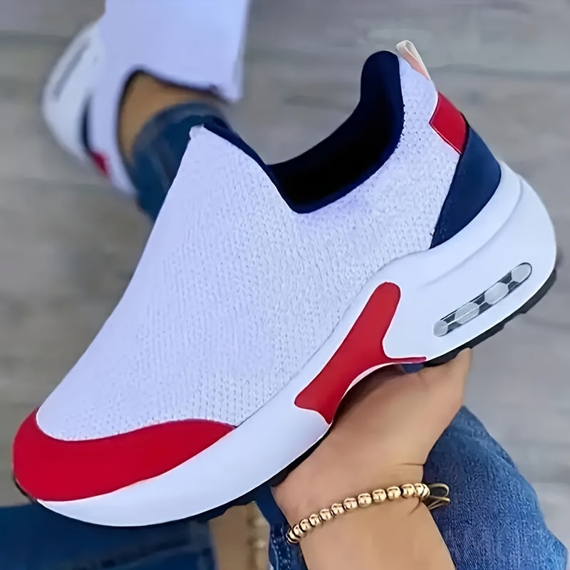 Women's Breathable Stability Running Shoes with Slip-Resistant PU Sole