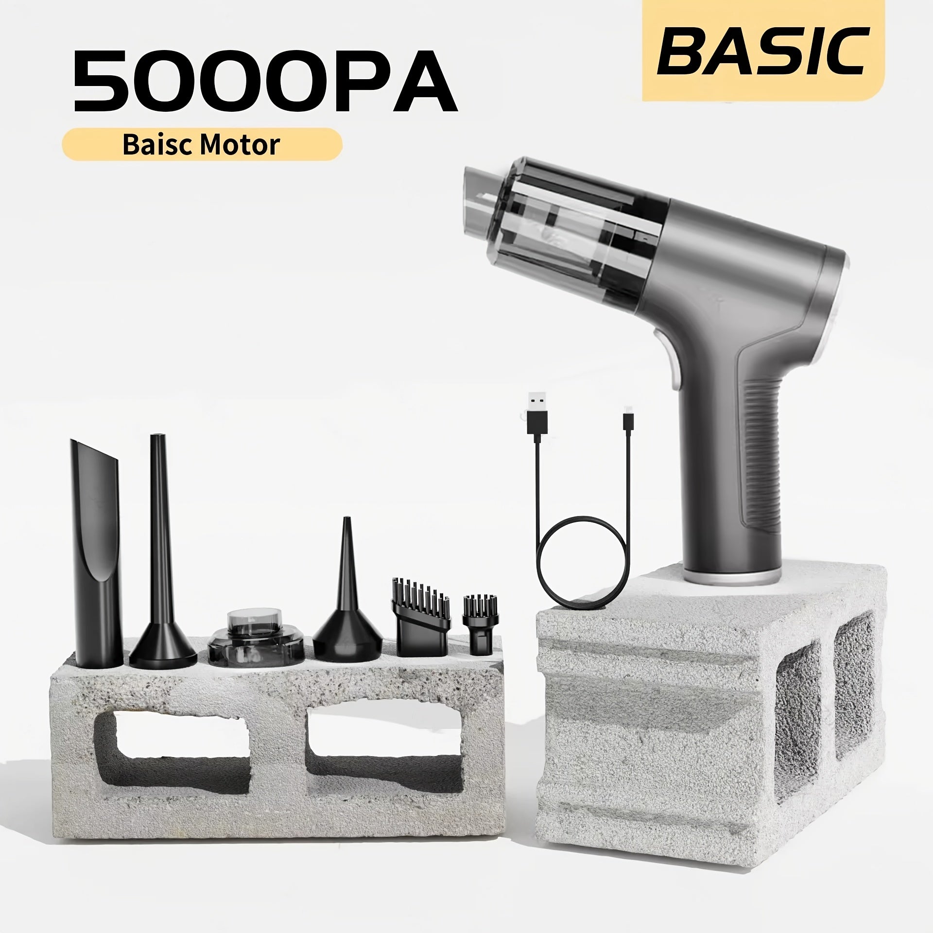 Aspiradora de mano inalámbrica 15000PA Turbo Power 80W Batería de litio Extracción de pelo de mascotas