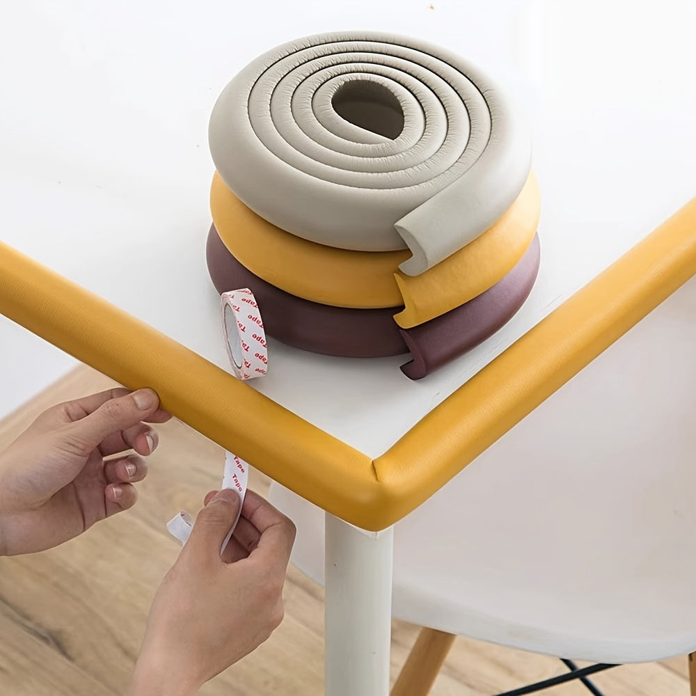 Set de protectores de esquina protectores de esquina de 2m con 8 protectores de esquina anti-colisión para muebles y paredes