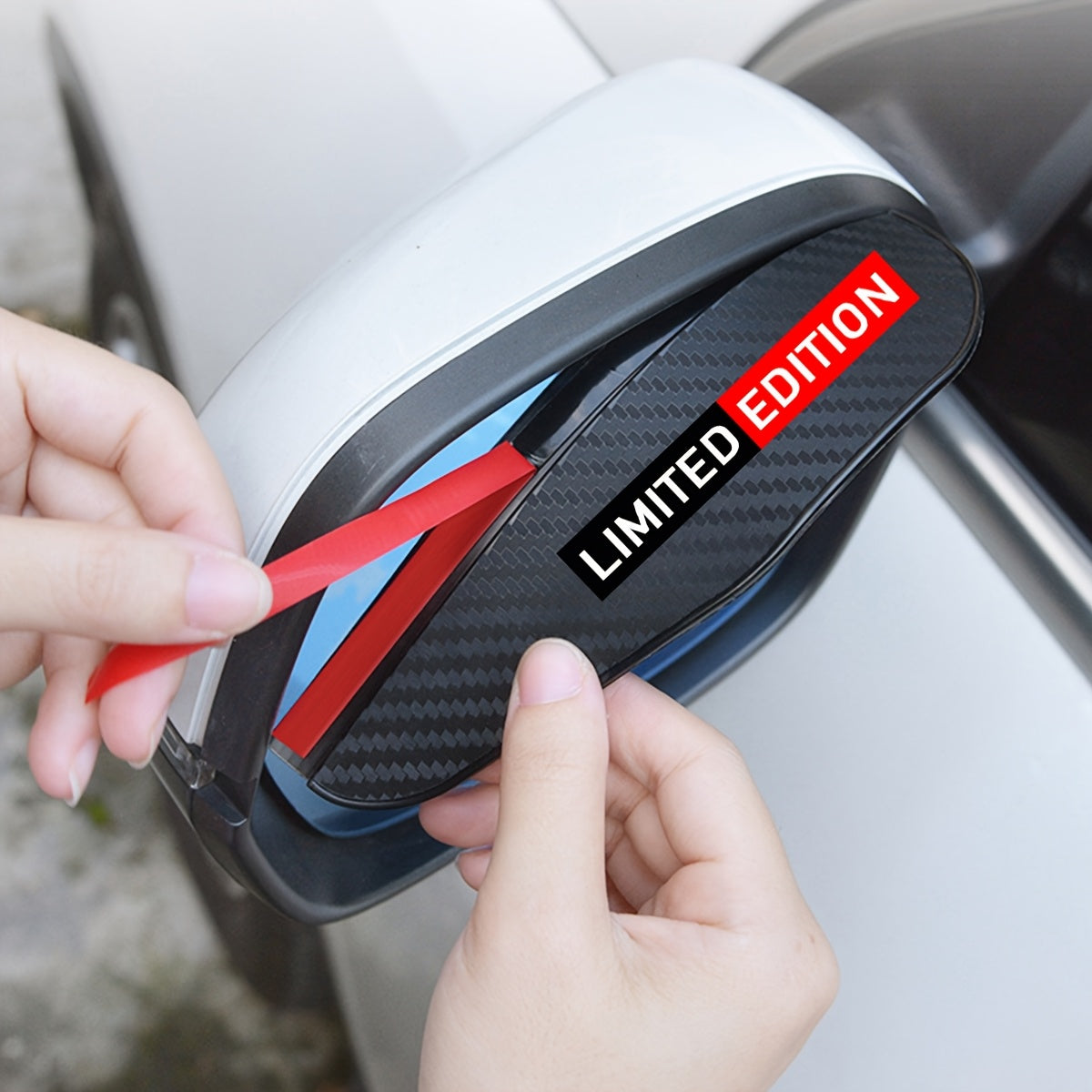 Front Rear Car Mirror Rain Visor Guard Sun Shade for Side Mirrors