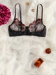 Women's Lace Bralette Ultra-Thin Soft Underwire Breathable Plus Size