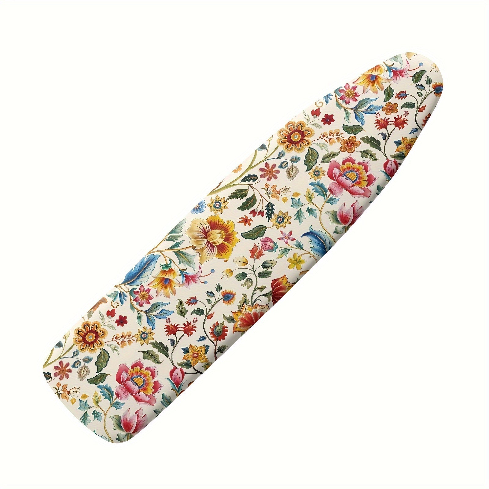 Retro Floral Ironing Board Cover with Stretchable Edge Dust-Resistant Replacement