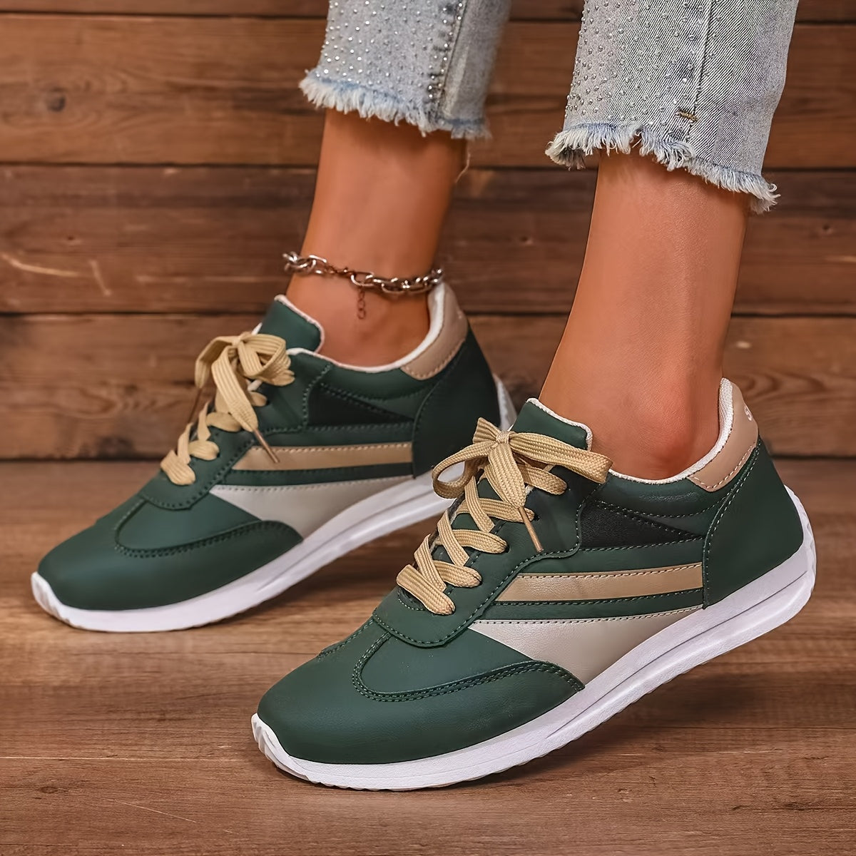 Zapatillas clásicas de moda para mujer, ligeras, antideslizantes, casuales y deportivas