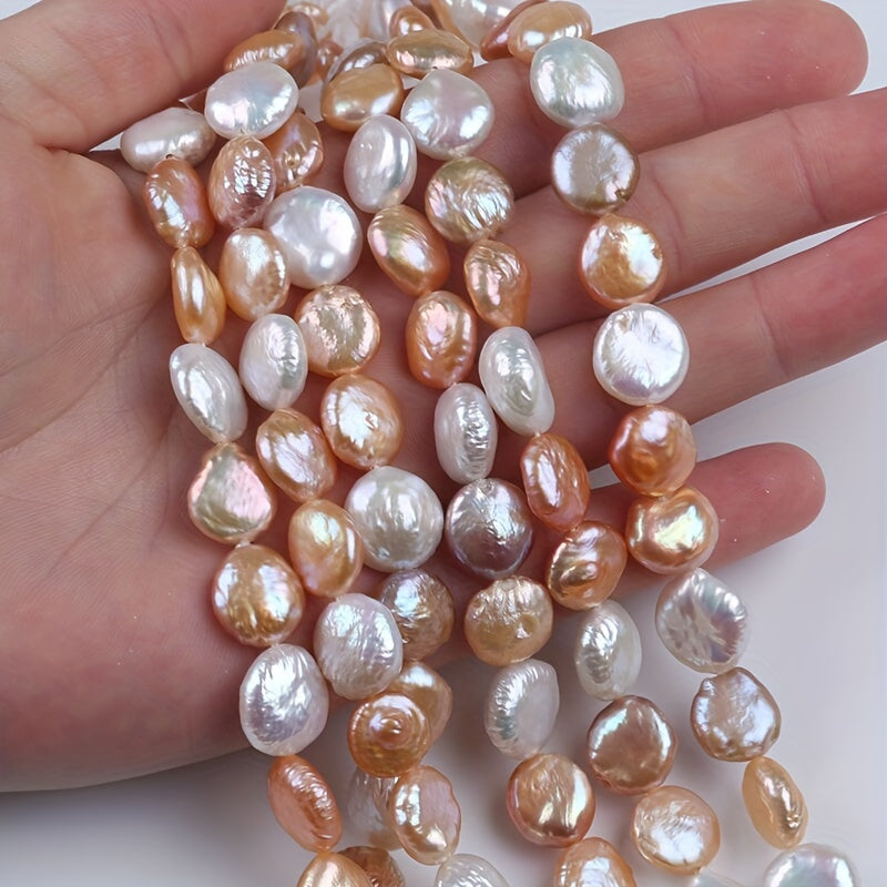 Freshwater Pearl Beads Strand 11-12mm Mixed Colors Jewelry Making Supplies