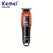 Professional Hair Clippers with LED Display USB Rechargeable Trimmer Set
