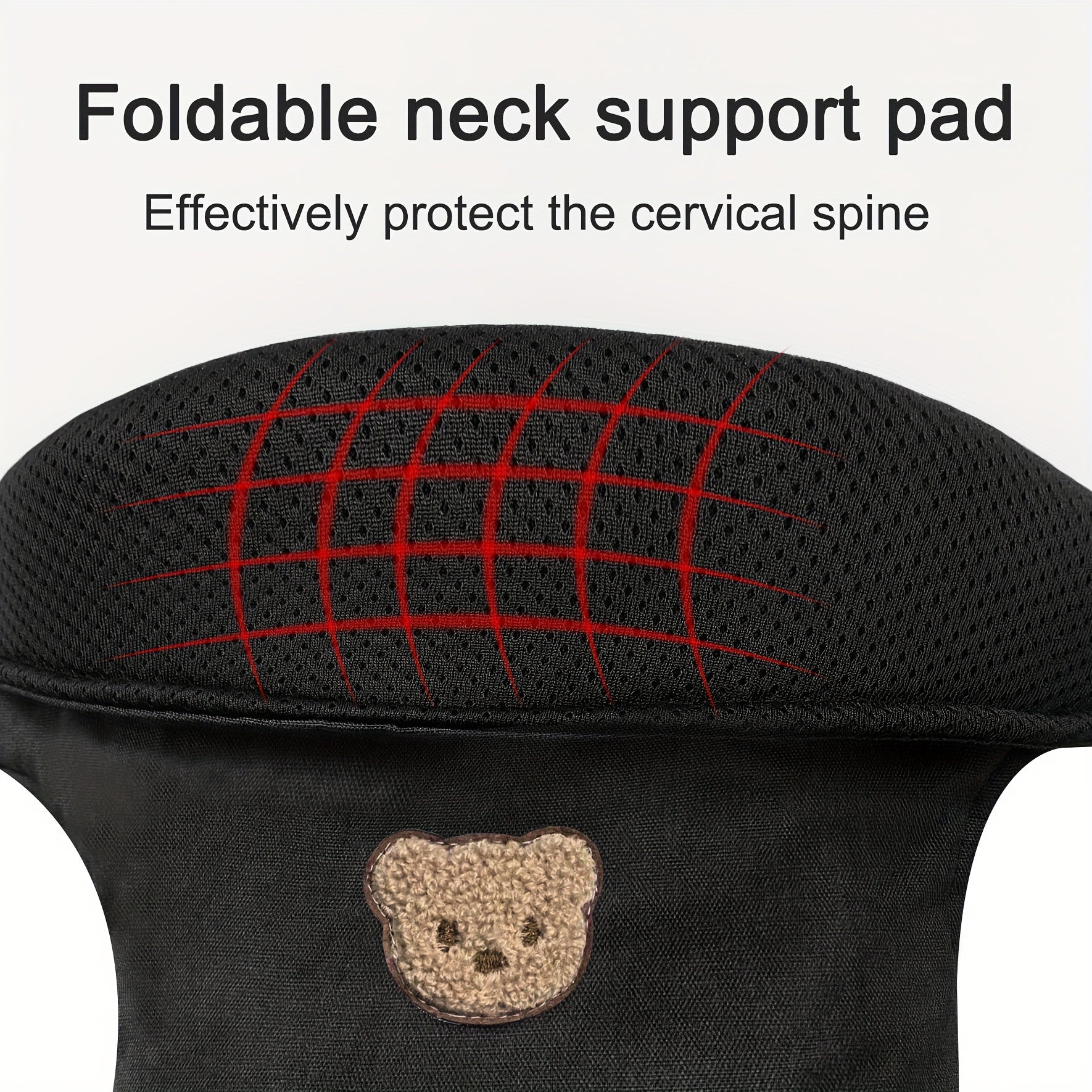 Baby Carrier Ergonomic Polyester Wrap with Adjustable X-Shape Shoulder Strap Non-Slip Hand Washable for Travel and Daily Use