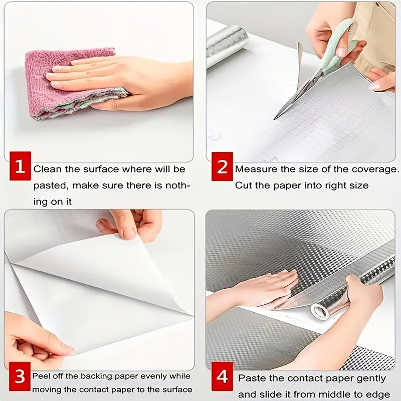 Orange Peel Splash-Resistant Sticker for Kitchen Decor