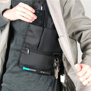 Men's Underarm Invisible Shoulder Bag Anti-Theft Crossbody Knit Fabric Polyester Nylon