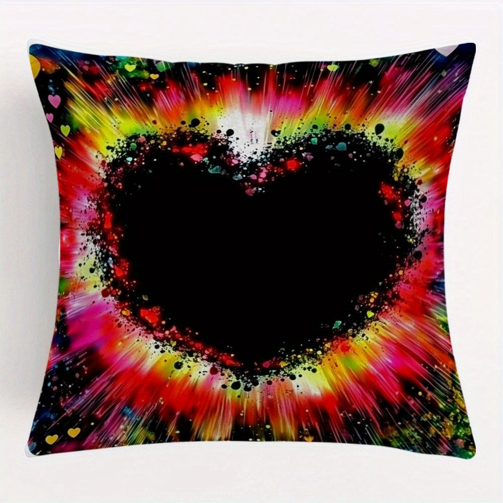 Valentine's Day Heart Square Cushion Cover 45.72cm Home Decor Living Room Bedroom