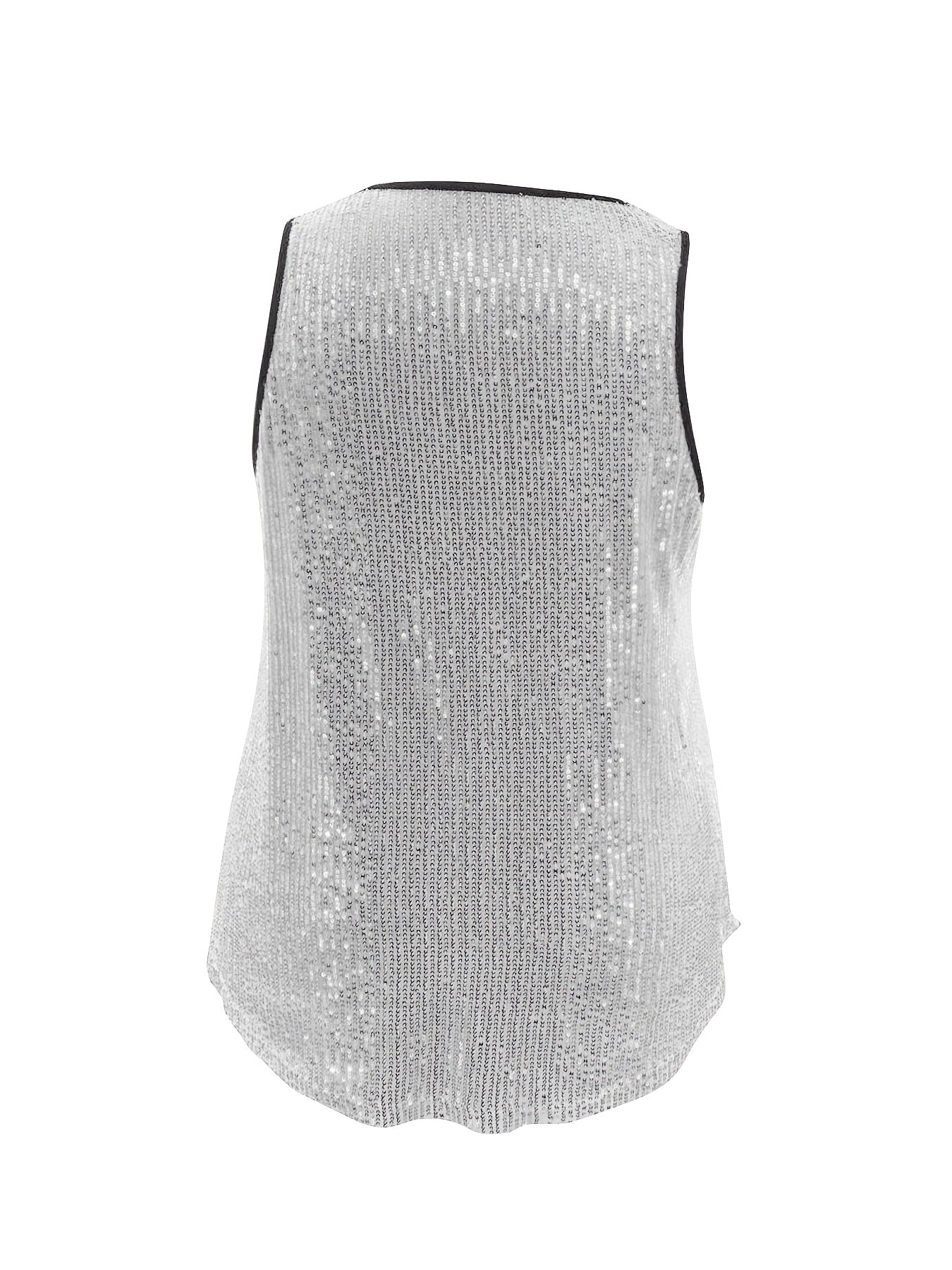 Camiseta sin mangas de algodón para mujer talla grande verano casual