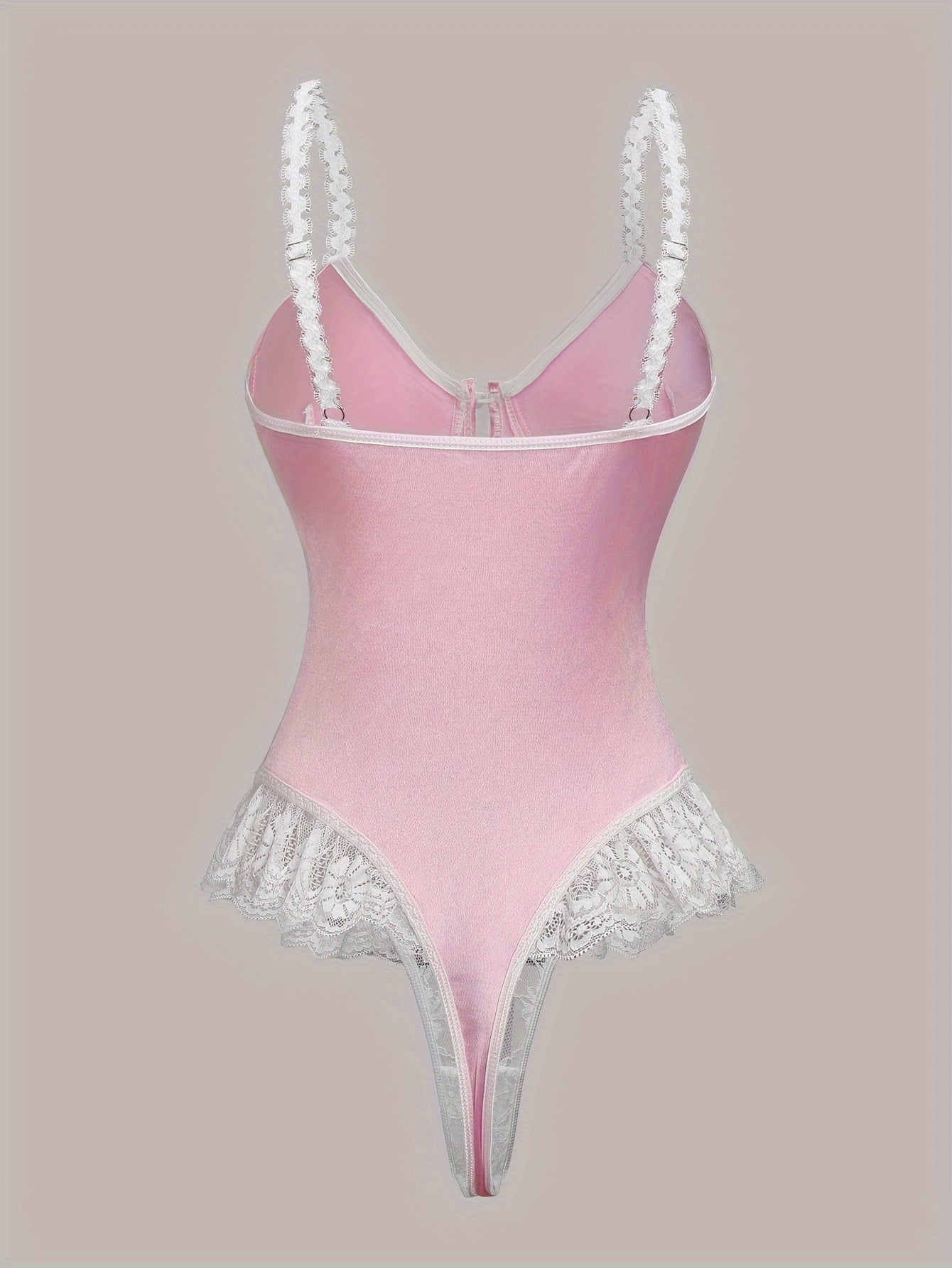 Women's Fashion Bodysuit Without Lingerie or Underpants