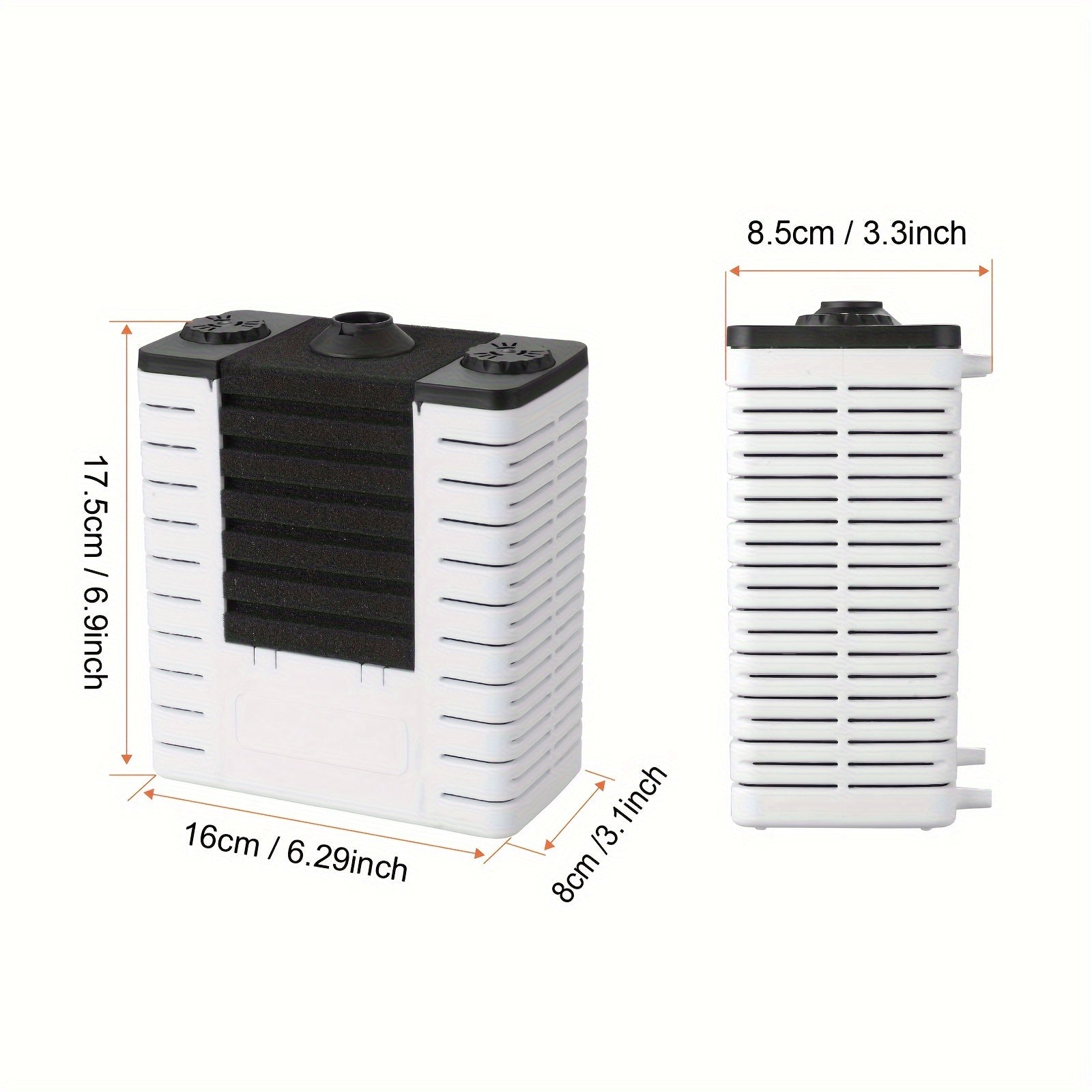 Silent Multifunctional Aquarium Water Pump with Built-in Filter for Fish Tanks