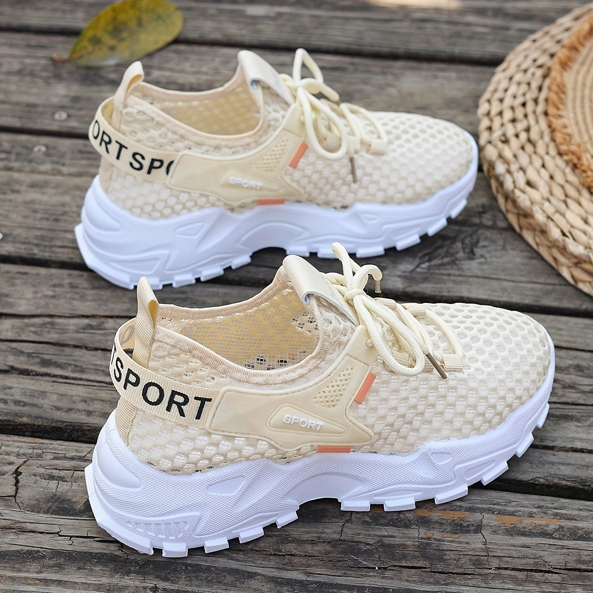 Women's Plus Size Breathable Mesh Casual Sneakers Lightweight Walking Shoes All-Season