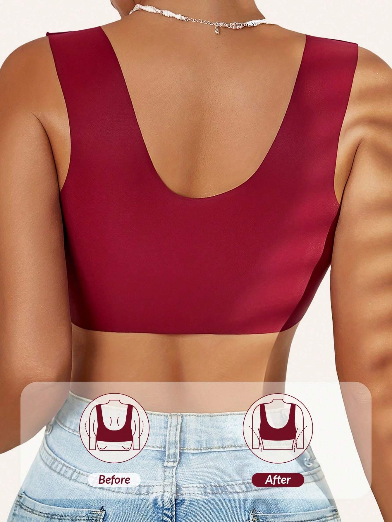 Women Lace Push-Up Bras with Floral Pattern Adjustable Wire-Free Black Pink