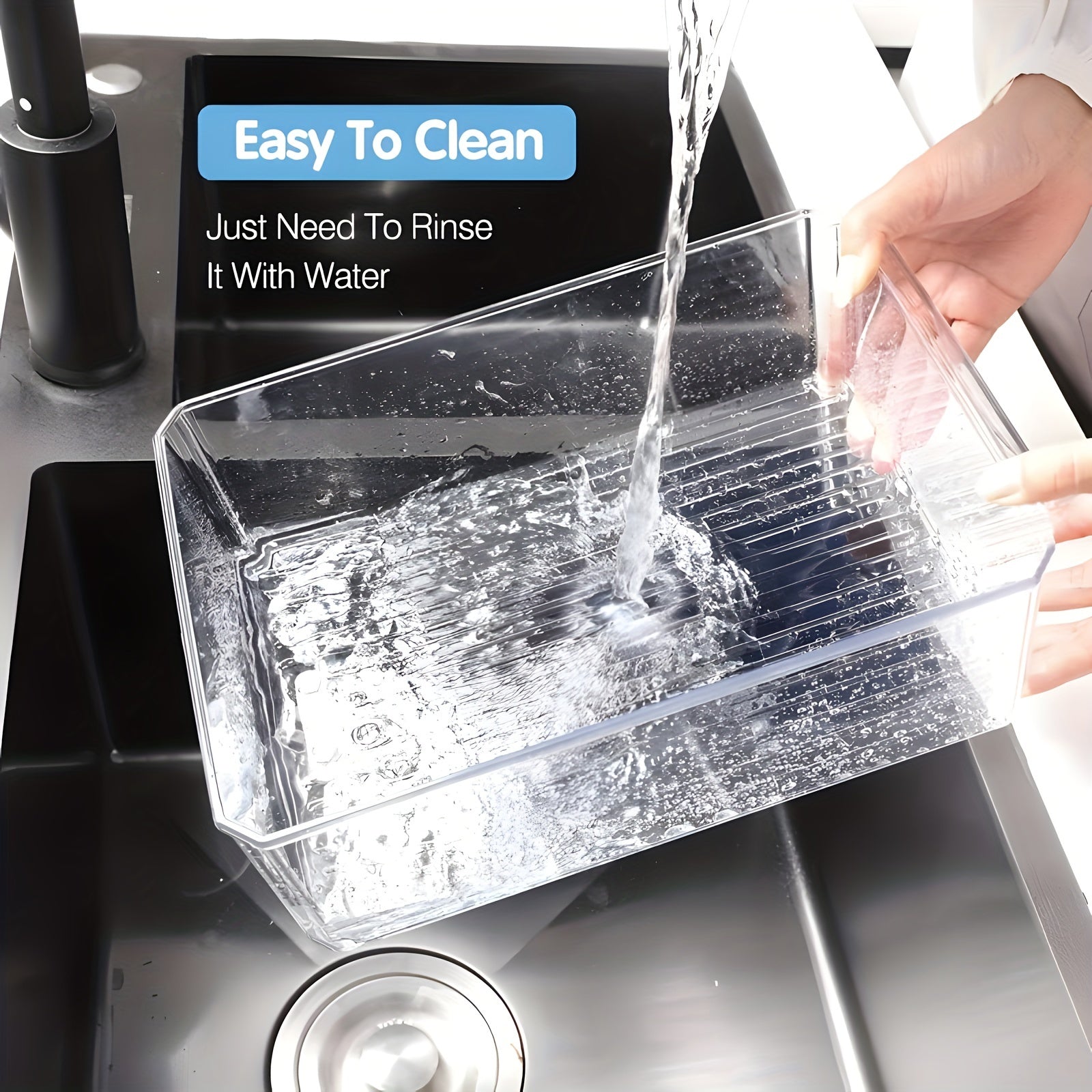 Cajas organizadoras apilables para refrigerador sin BPA con tapas para frutas, verduras y almacenamiento de alimentos