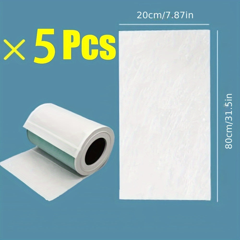 5 dona polyester konditsioner filtri almashtirish padlari AC birlik kirishlari uchun changga qarshi havo tozalovchi sterilizatsiya