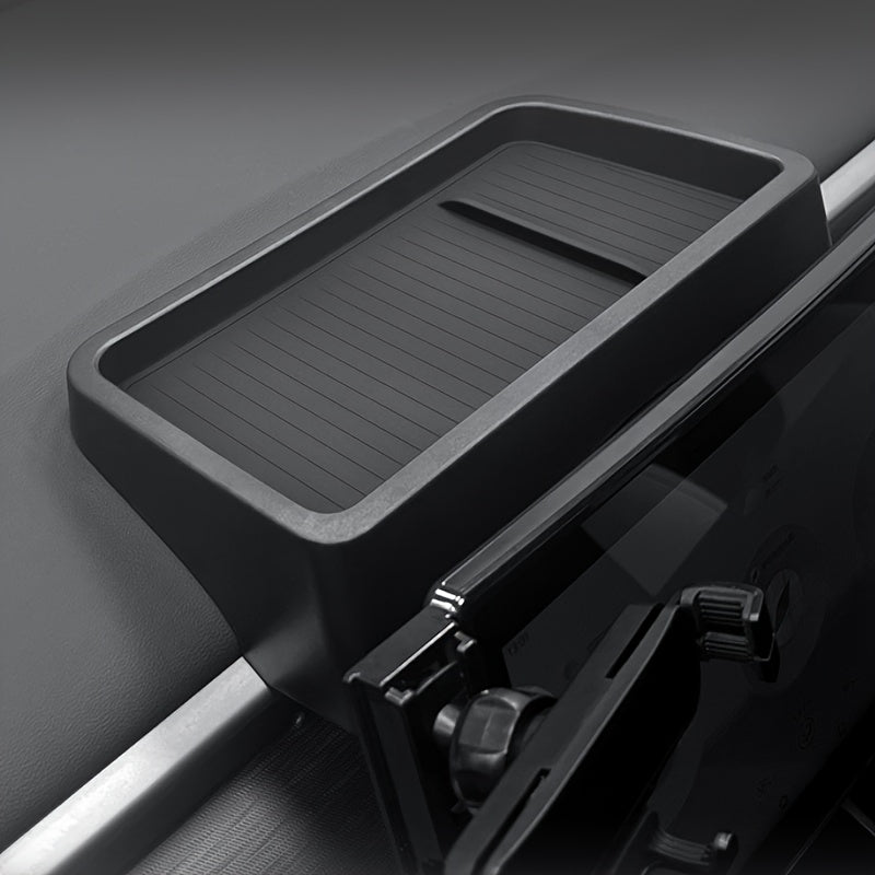 Interior Storage Box for Car Rear Center Console Tray Black Durable Material