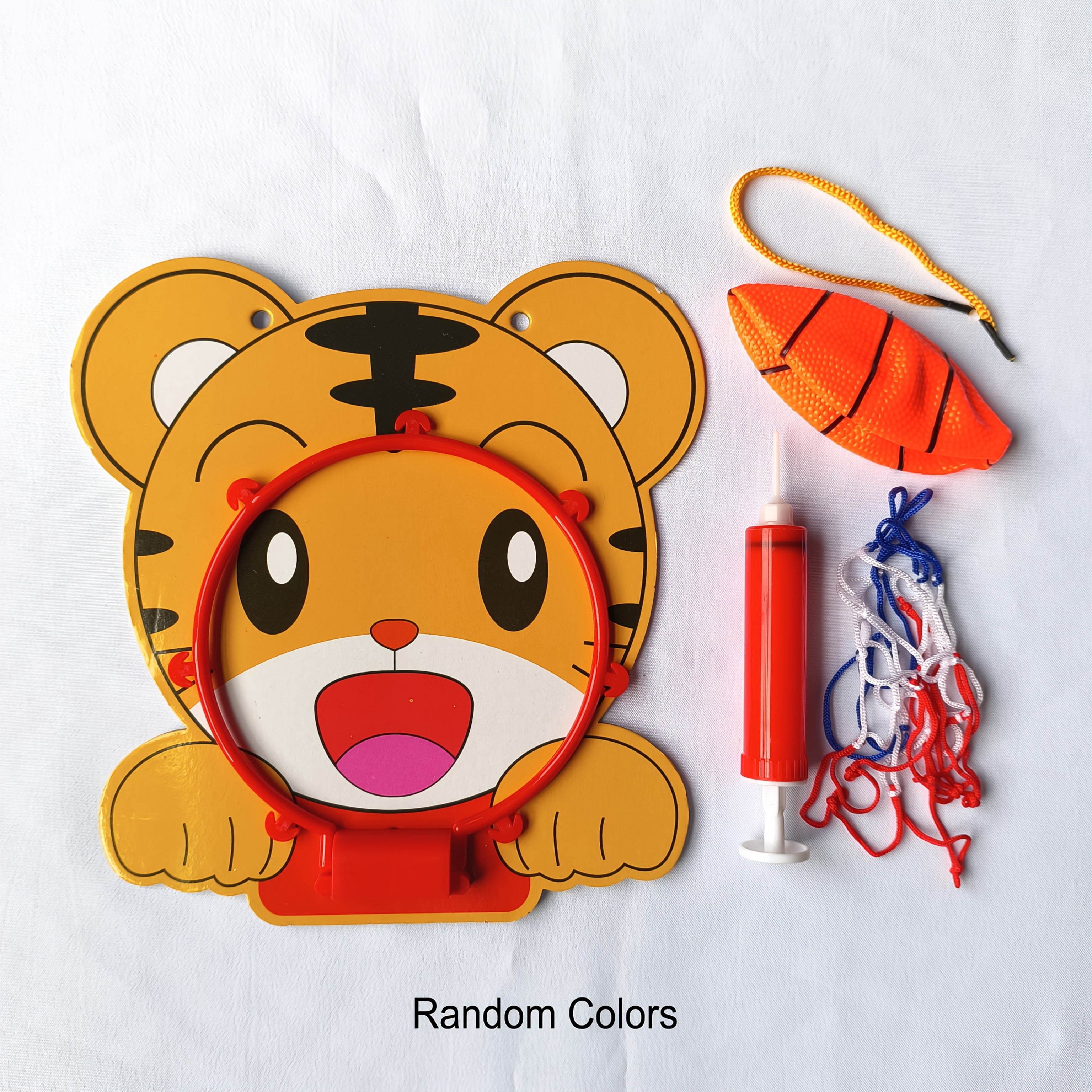 Children's Cartoon Animal Basketball Hoop Indoor Outdoor Easy to Install No Drilling