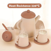 Детский набор силиконовых игрушек BPA-free, нетоксичные чайные и поильные чашки для малышей и детей