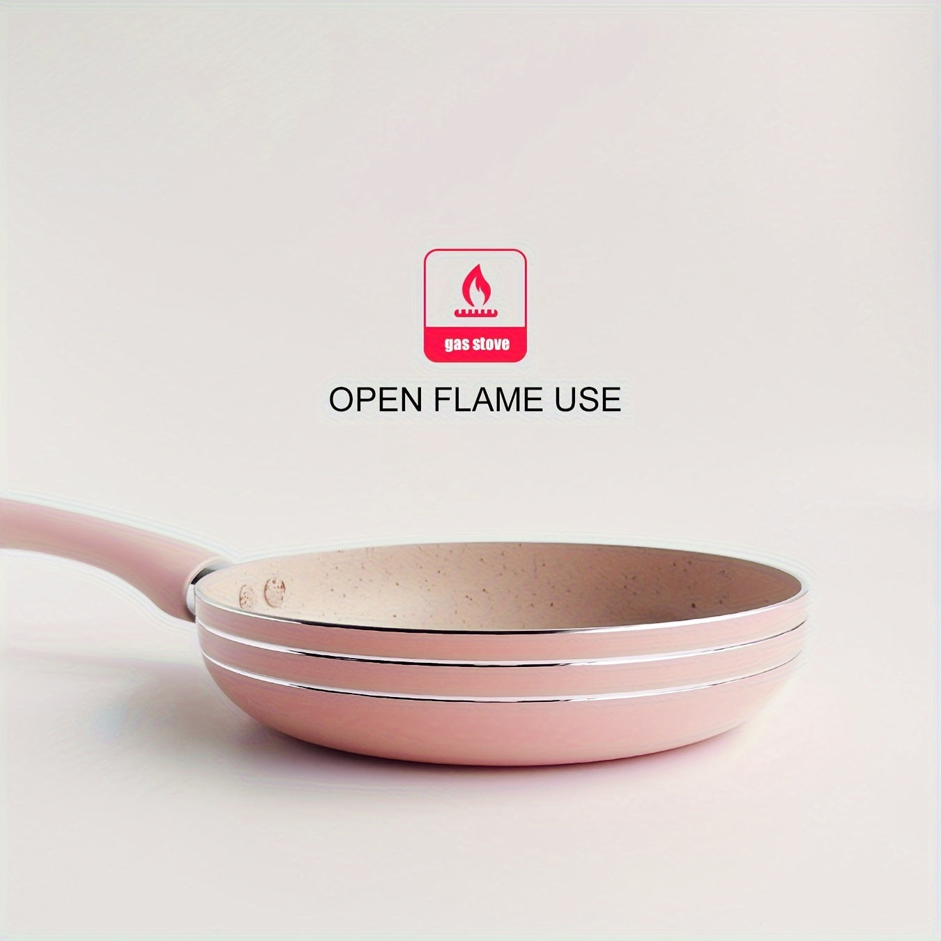 Small Non-Stick Egg Skillet Single-Serving Pink Blue Aluminum Frying Pan Dishwasher Safe