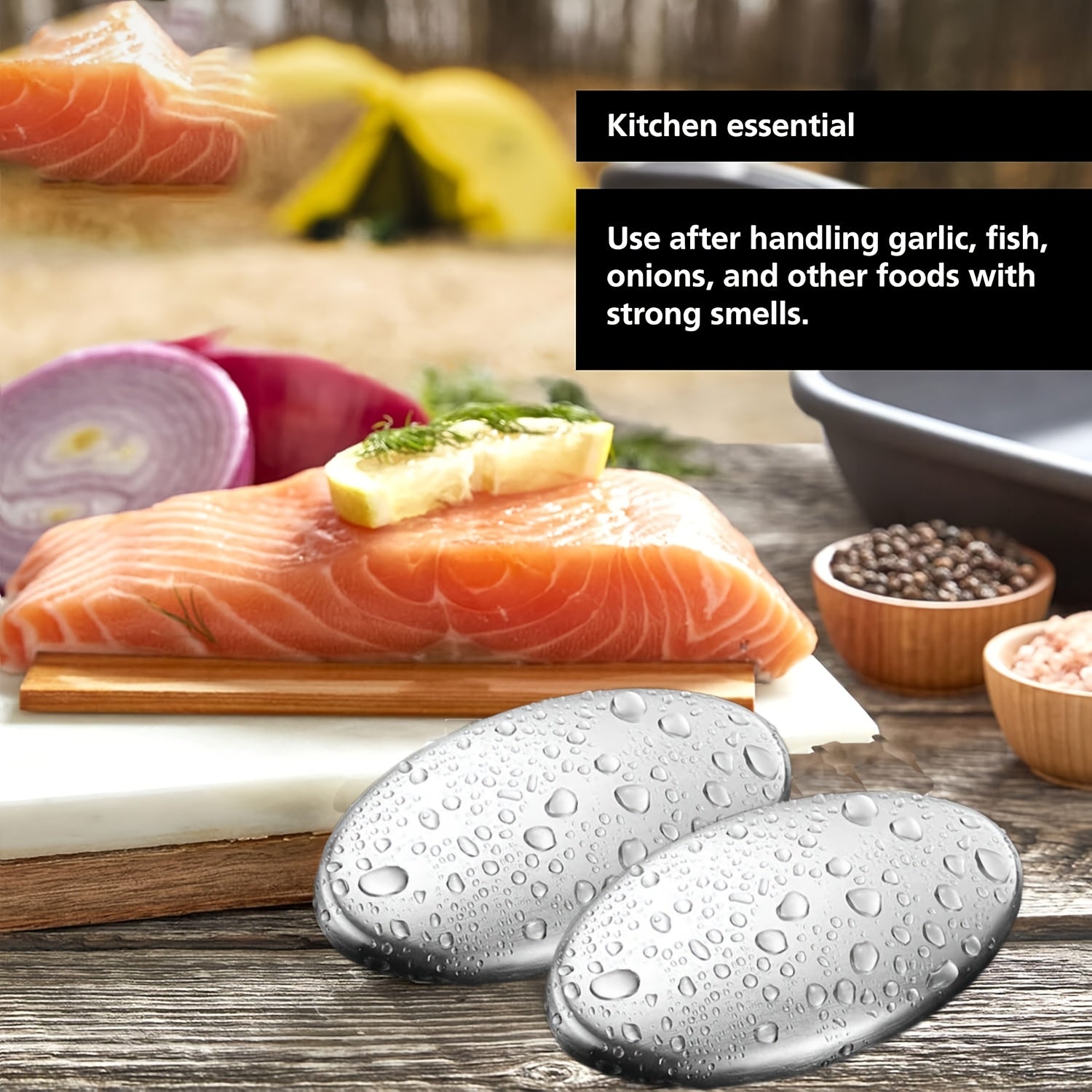 Stainless Steel Soap Hand Cleaner for Fishy Odors and Smells