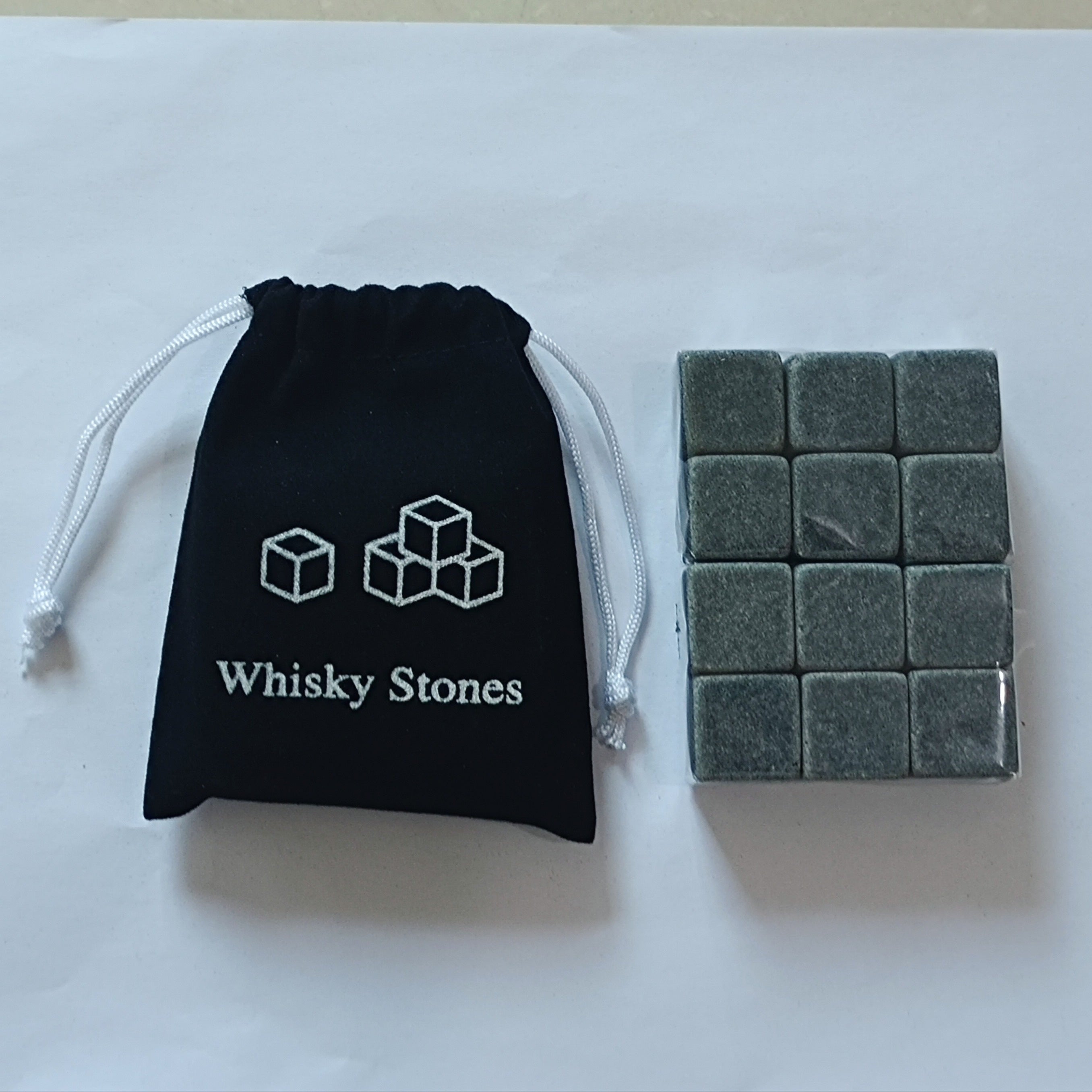 Whiskey Stones Gift Set with Reusable Ice Chillers for Men, 6-12pcs