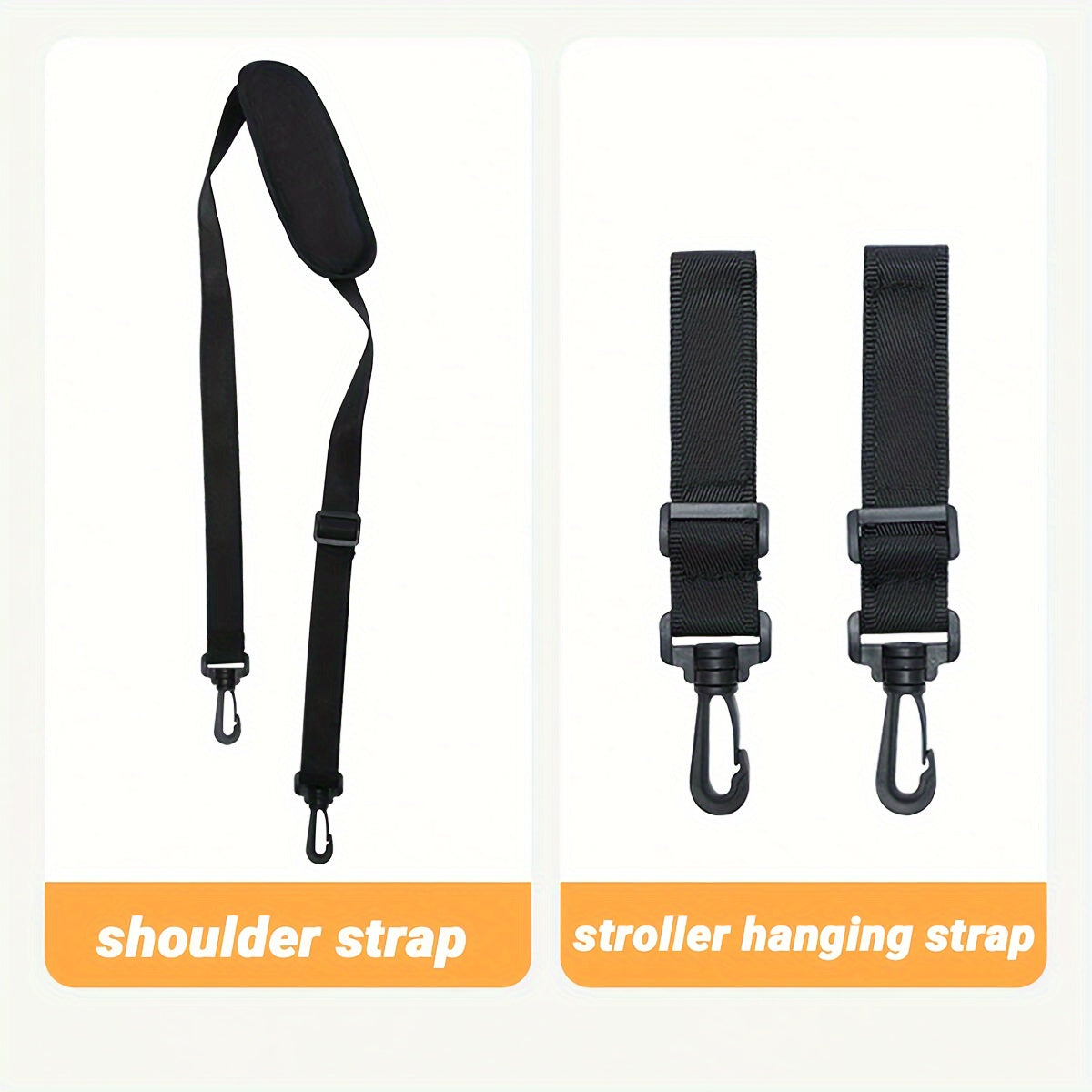 Bolso bandolera resistente a las manchas con gran capacidad para mamás y viajes