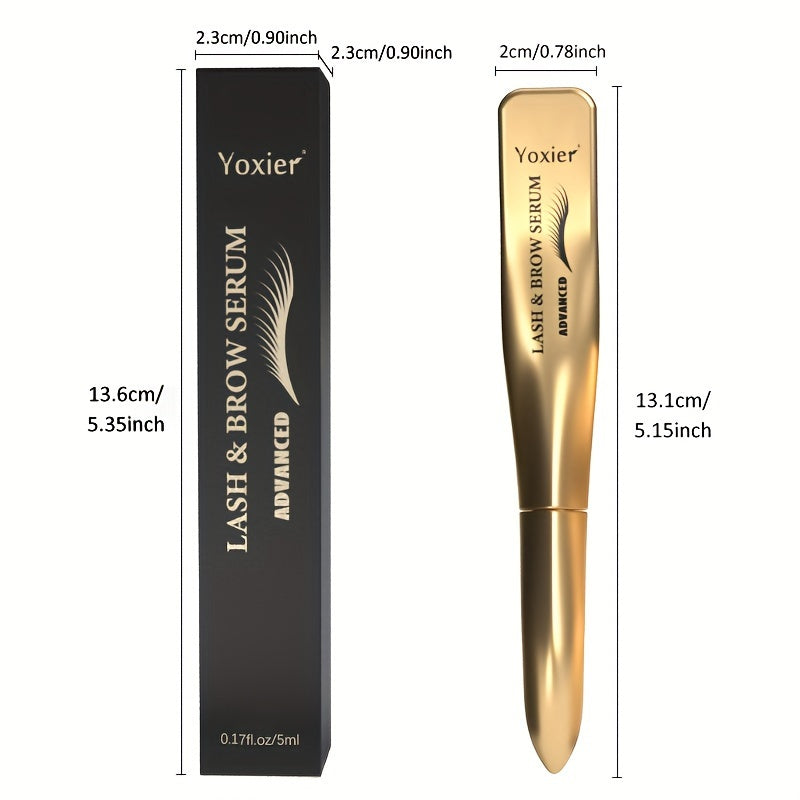 Sérum hidratante para pestañas y cejas de mujer con ingredientes naturales, para unas pestañas y cejas más llenas y largas