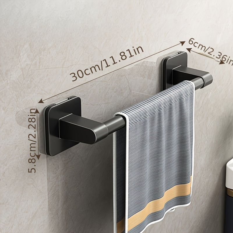 Bathroom Wall Mounted Towel Bar No Drilling 30.48cm 40.64cm 50.8cm